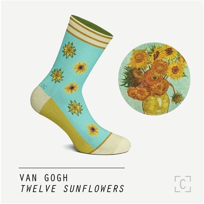Chaussettes Curator Socks Vincent Van Gogh Vases Avec Douze Tournesols