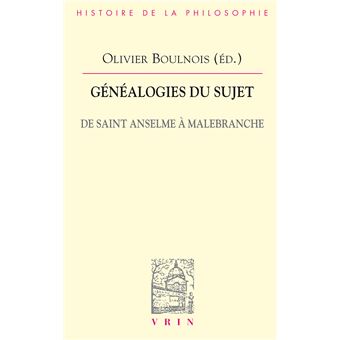 Généalogie du sujet