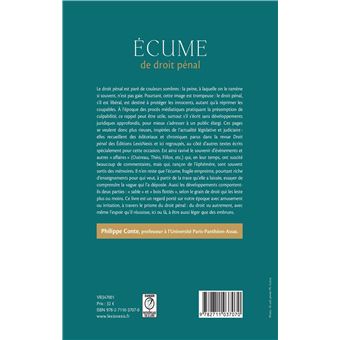 Ecume de droit penal