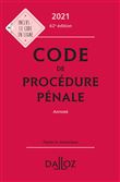 Code de procédure pénale 2021, annoté - 62e ed.