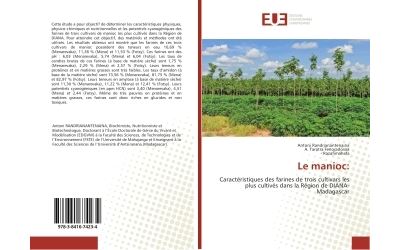 Le manioc: - caracteristiques des farines de trois cultivars