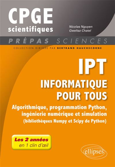 Informatique pour tous algorithme programmation python tout