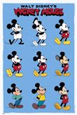 Poster Mickey Mouse Evol