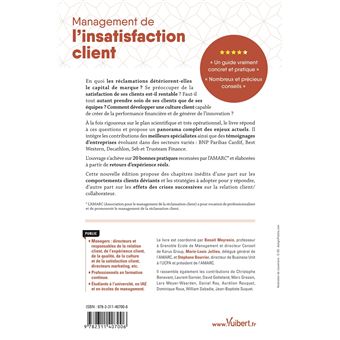 Management de l'insatisfaction client