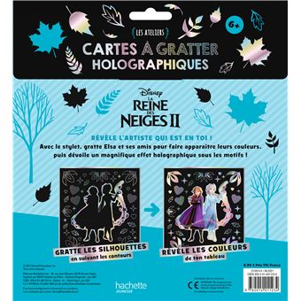 LA REINE DES NEIGES 2 - Les Ateliers Disney - Cartes à gratter holographiques - Disney