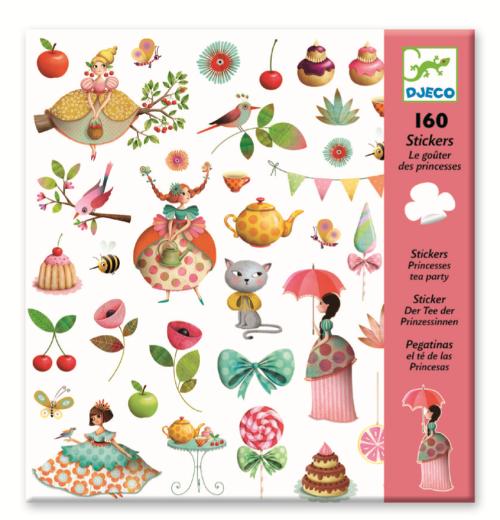 Djeco Petits cadeaux - Stickers - Le goûter des princesses