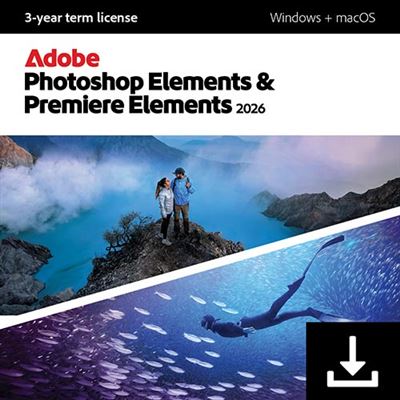 Adobe Photoshop Elements 2026 Adobe Premiere Elements 2026 (Windows/Mac)