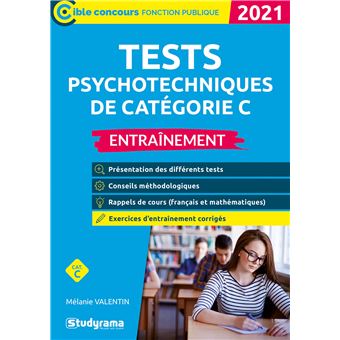 Tests psychotechniques de catégorie C - Entraînement