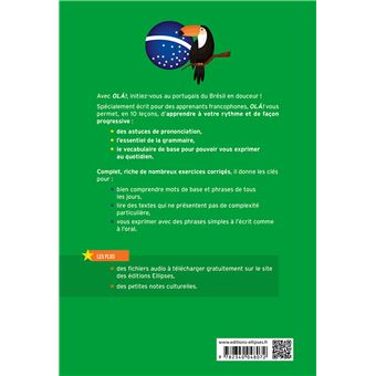 OLÁ! Le portugais du Brésil en 10 leçons. A1-A2 (avec fichiers audio)