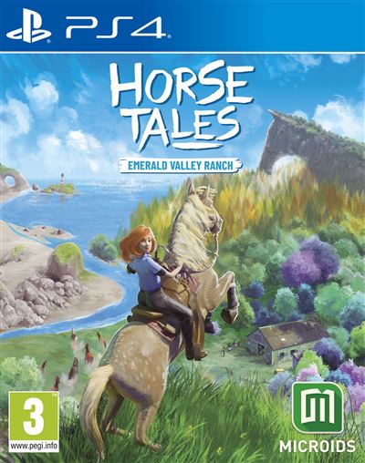 Pochette avant du jeu Horse Tales - La Vallée d'Emeraude Limited Edition PS4
