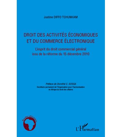 Droit des activités économiques et du commerce électronique
