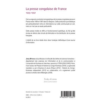 La presse congolaise de France 1995-1997