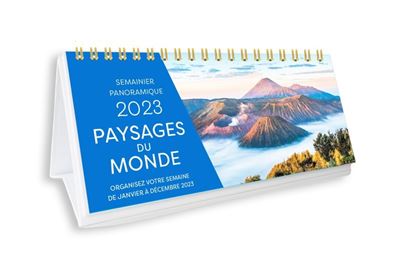 Semainier panoramique 2023 - Paysages du monde - 1 photo par semaine