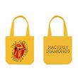 Tote Bag The Rolling Stones Hackney Diamonds Watercolor Tongue Jaune