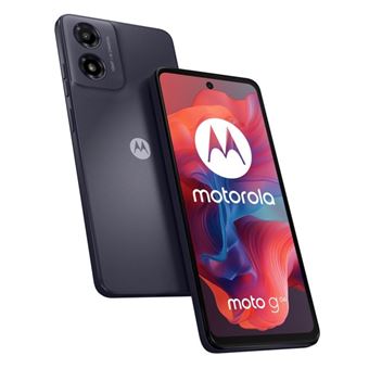 Motorola Moto G04 - 4G smartphone - double SIM - RAM 4 Go / Mémoire interne 64 Go - microSD slot - Écran LCD - 6.56" - 1612 x 720 pixels (90 Hz) - rear camera 16 MP - front camera 5 MP - noir concorde - 1