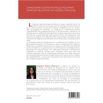 L'imaginaire gastronomique roumain dans ses relations au modèle français