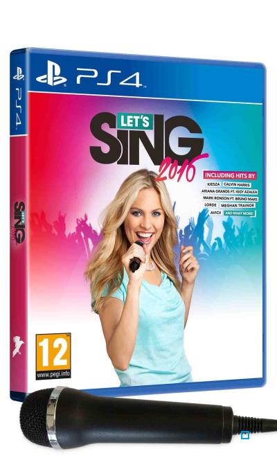 Pack Let's Sing 2016 Version Internationale PS4 et 1 Micro