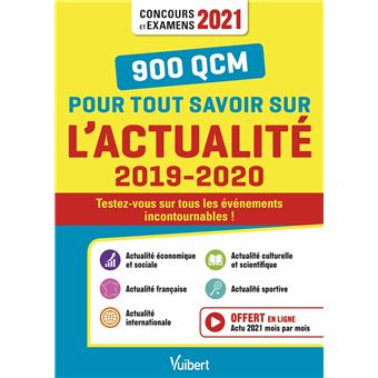 900 QCM pour tout savoir sur l'actualité 2019-2020