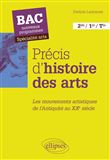 Précis d'histoire des arts. Les mouvements artistiques, de l'Antiquité au XXe siècle - Bac nouveaux programmes - Spécialité arts