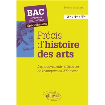 Précis d'histoire des arts. Les mouvements artistiques, de l'Antiquité au XXe siècle - Bac nouveaux programmes - Spécialité arts
