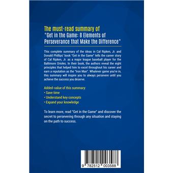 Summary: Get in the Game