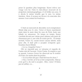 Page blanche pour roman noir