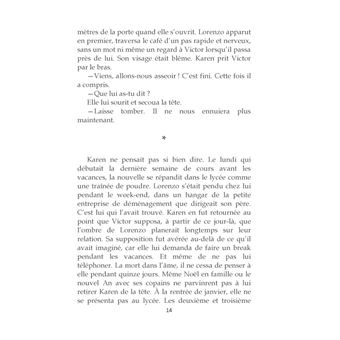 Page blanche pour roman noir