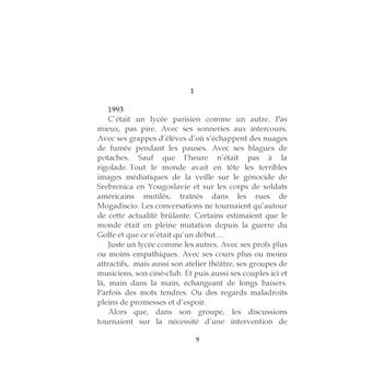 Page blanche pour roman noir