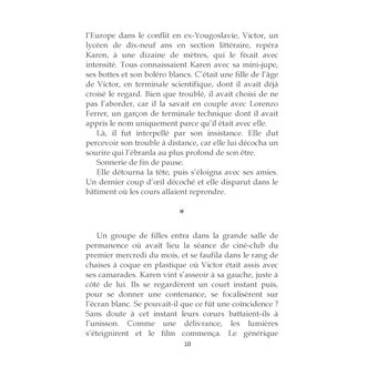 Page blanche pour roman noir
