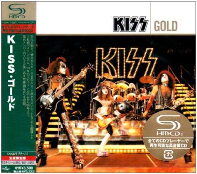 Kiss gold/pochette cartonnee