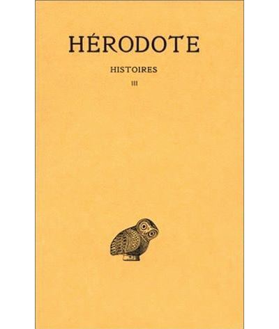 Histoires. Tome III, Livre III : Thalie