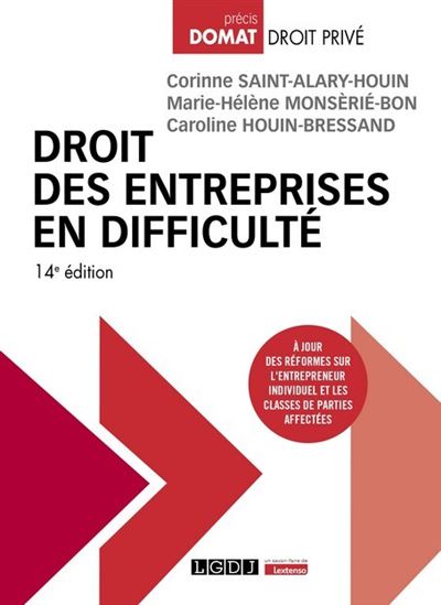 Droit des entreprises en difficulte - 11eme edition