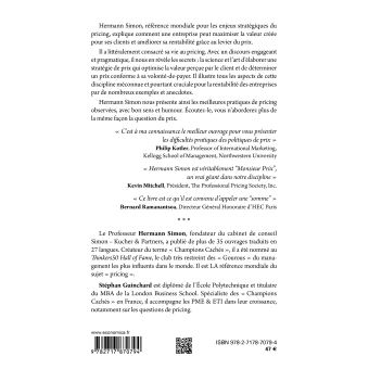 Les secrets du pricing