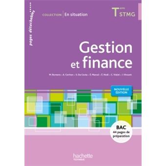 Gestion Et Finance Terminale Stmg En Situation Livre élève Consommable - 