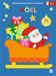 Bloc à colorier avec autocollants - Noël