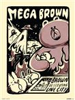 Print Line Friends Mega Brown