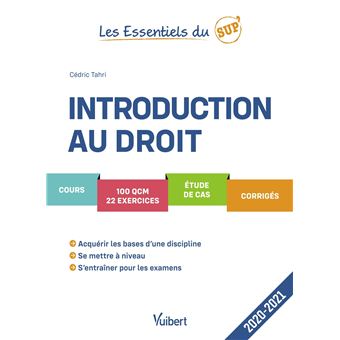 Les Essentiels du Sup : Introduction au droit 2020/2021