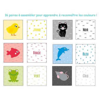 Mon P'tit Hemma Mini mémo - Les couleurs