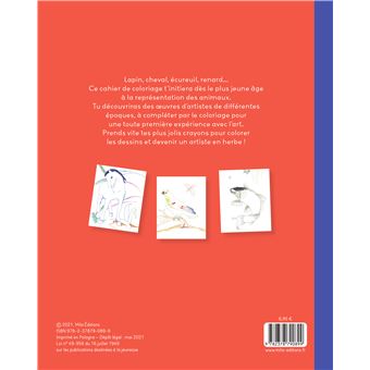 L'art à colorier pour les tout-petits : les animaux