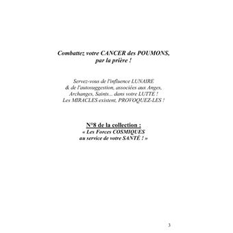 Combattez votre cancer des poumons par la prière !