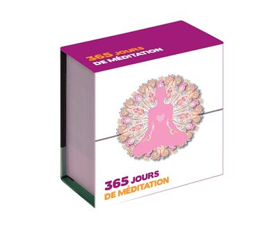 Mini calendrier - 365 jours de méditation - Cindy Chapelle - cartonné