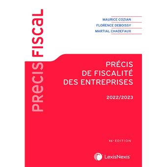 Precis de fiscalite des entreprises 2022 2023