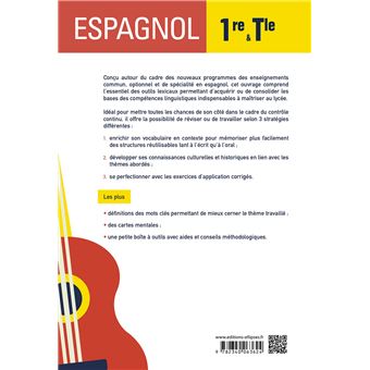 Espagnol. L’essentiel du vocabulaire à maîtriser en 1re et en Terminale (LVA-LVB)