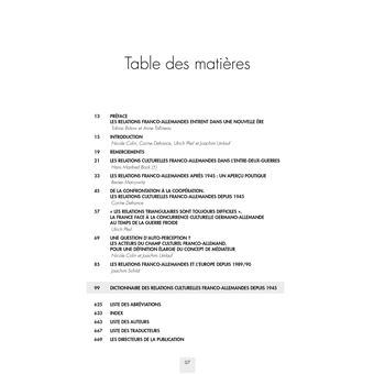 Dictionnaire des relations culturelles franco-allemandes depuis 1945