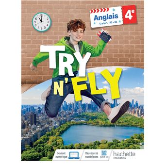 Anglais collège - Try n' Fly cycle 4 4e - Livre élève