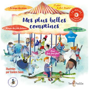 Mes plus belles comptines Livre avec 1 CD audio - Livre CD - Xavière ...