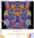 Tableau mini strass loup - boîte avec accessoires