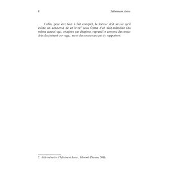 Pratique de l'Infiniment Autre