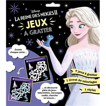 LA REINE DES NEIGES - Les Ateliers Disney - Jeux à gratter - Disney
