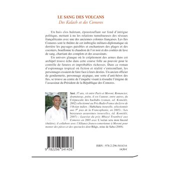 Sang des volcans des kalach et des comores